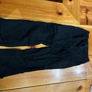 Men's Versatile Black Cargo Pants